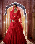 Red Lehenga Set