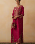 Hot Pink Kaftan Dress
