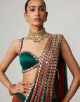 Cranberry Multicolor Saree