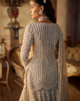 Vintage Ivory Pearl Lehenga Set