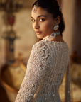 Vintage Ivory Pearl Lehenga Set