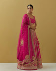Pink Gota Pati Lehenga Set