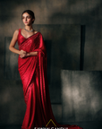 Crimson Red Kashti Sequins Saree