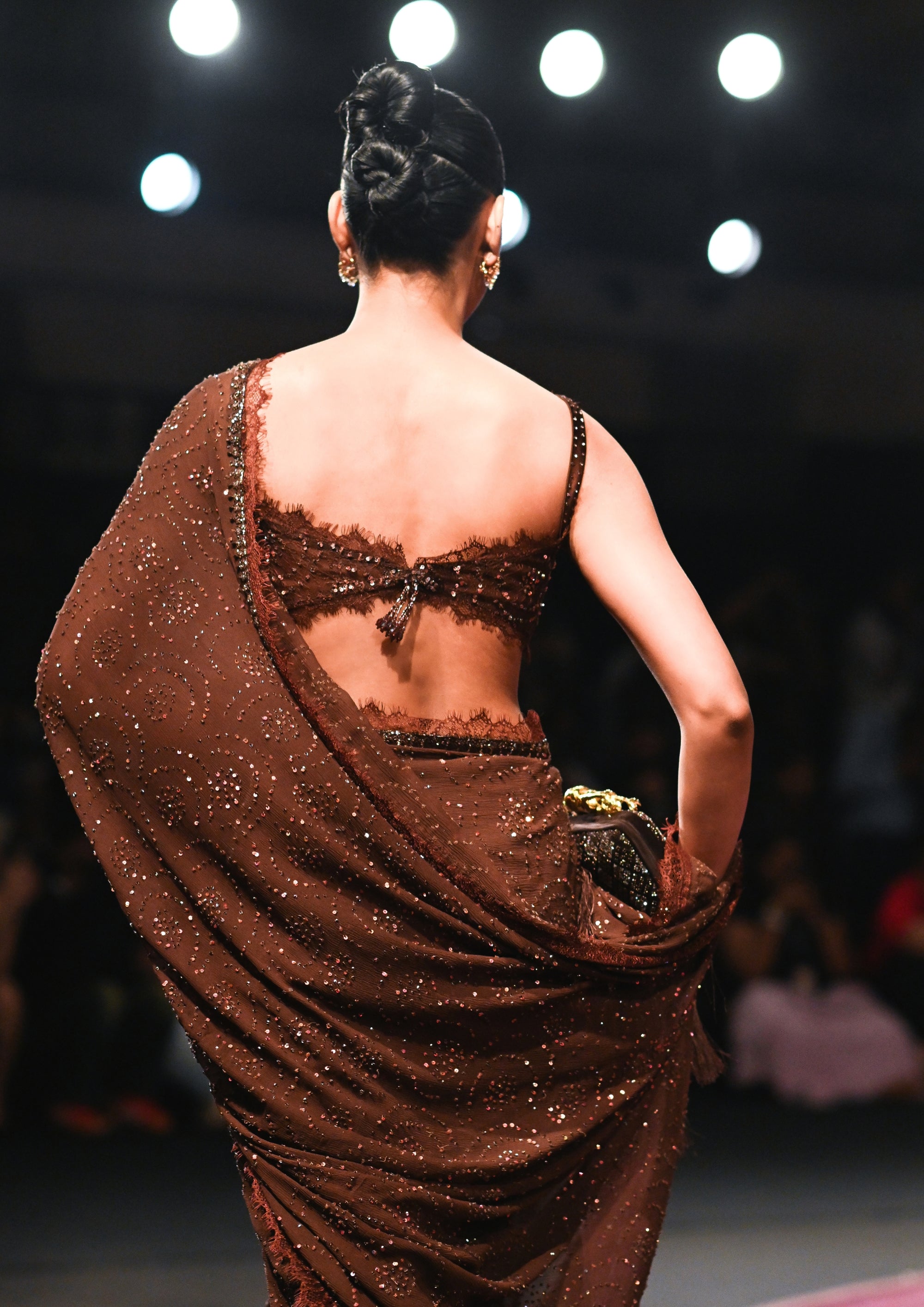 Mocha Noor Saree