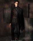 Black V Swarosvki Kurta