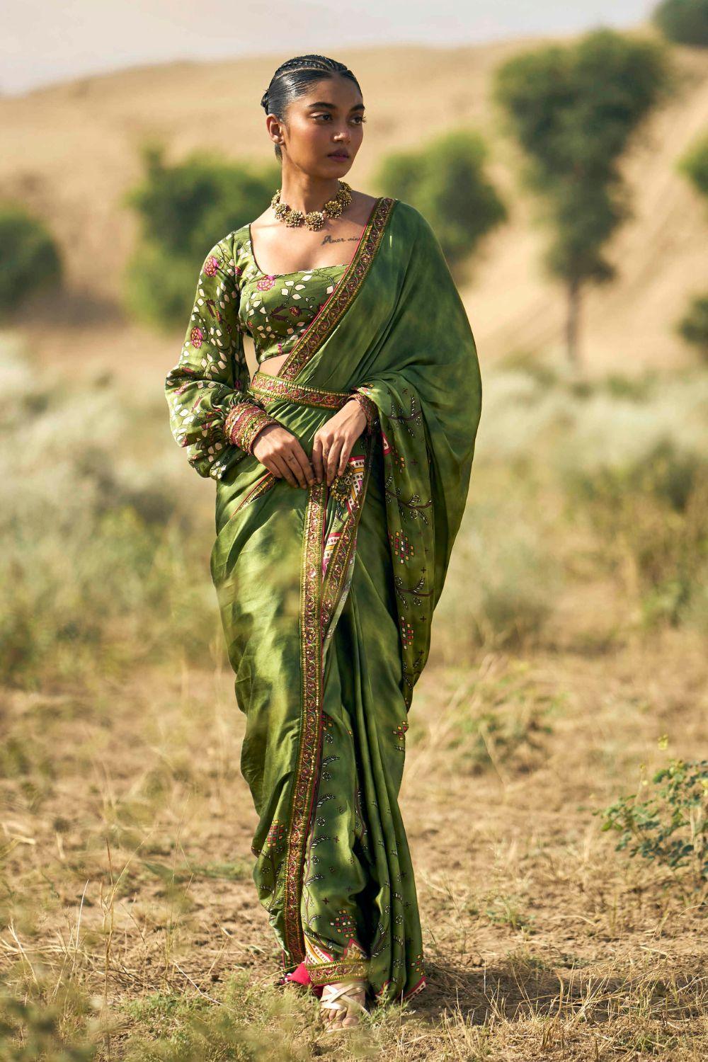 Ranthambore Print Saree