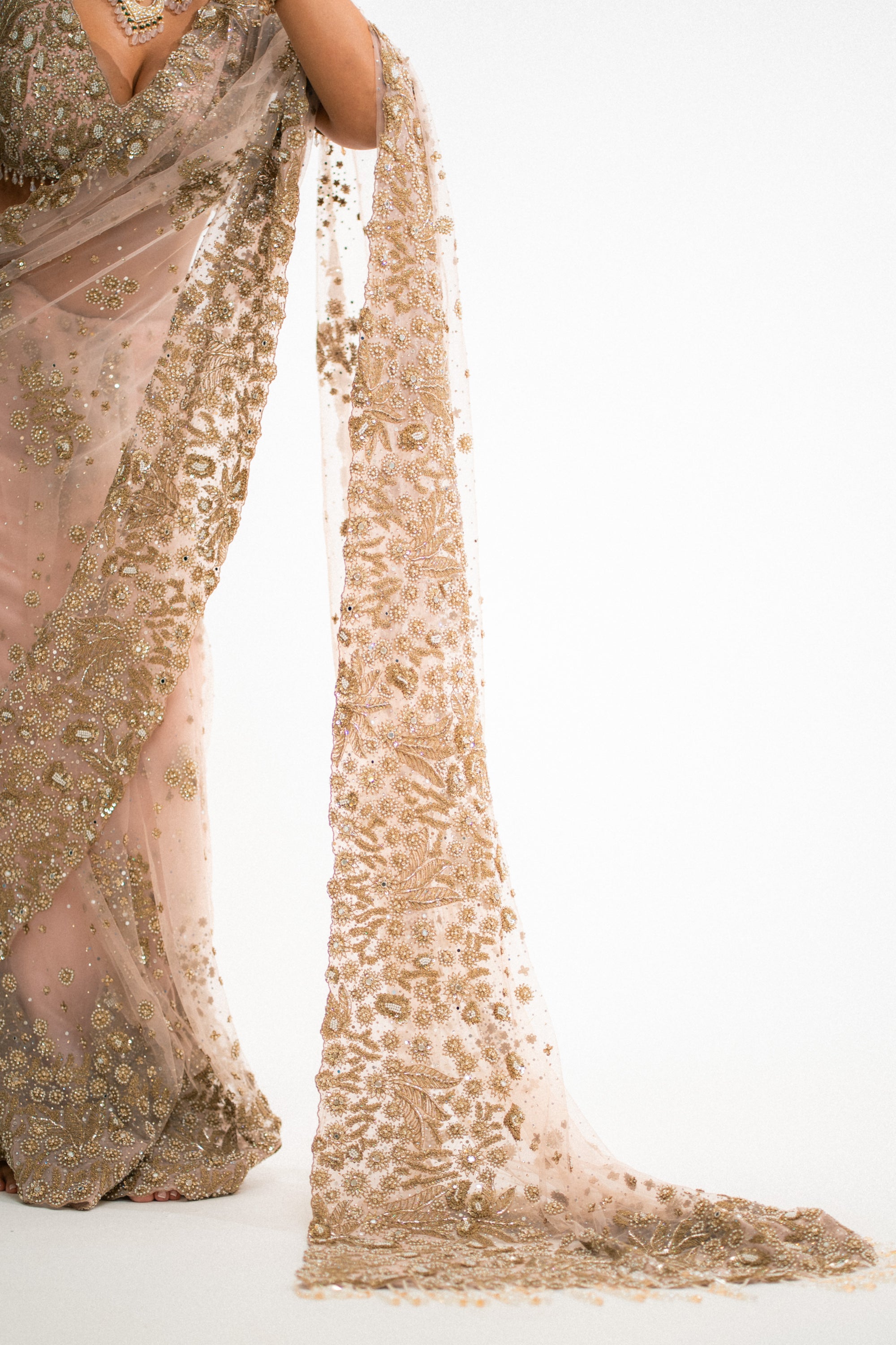 The Vintage Nizami Tulle Saree