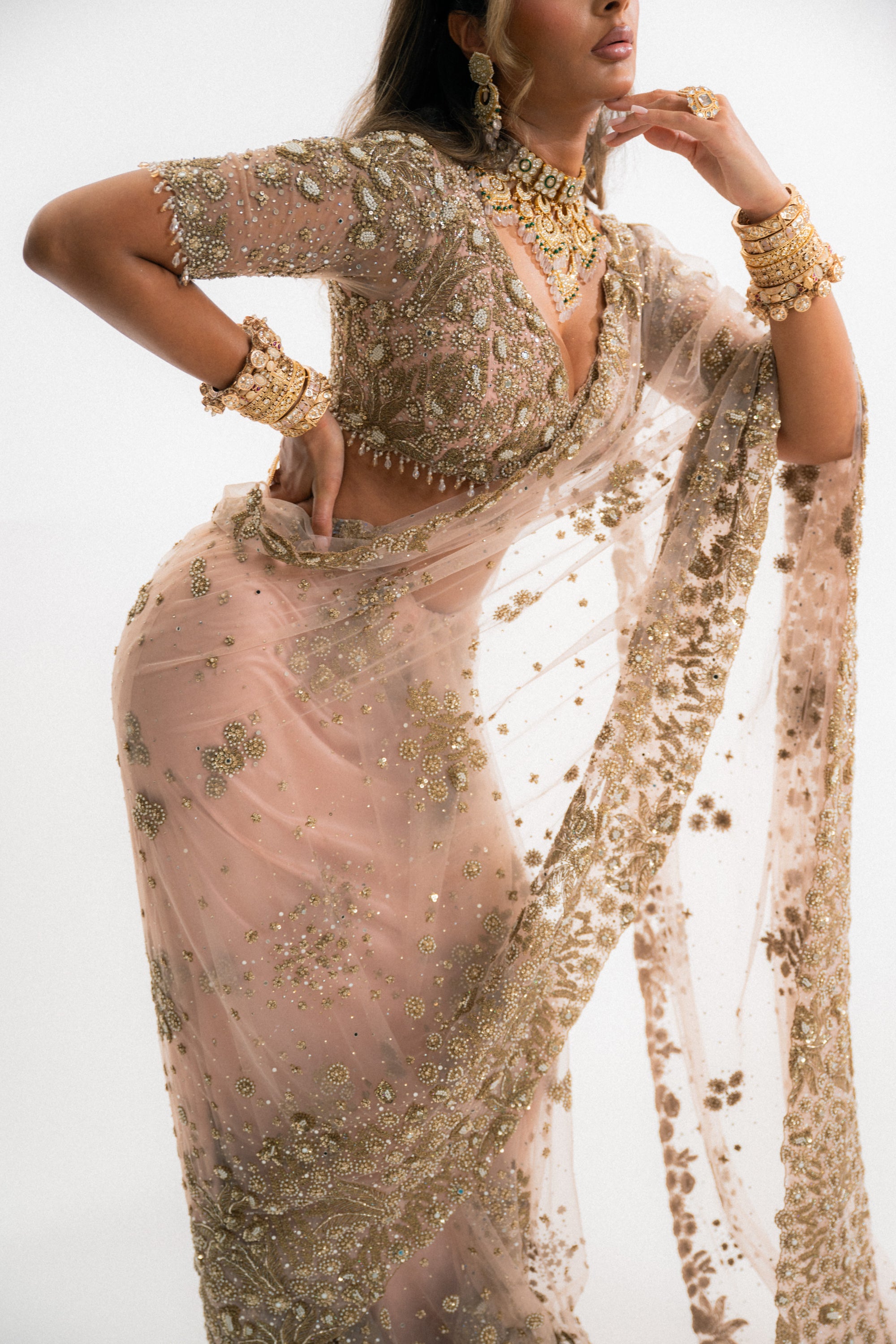 The Vintage Nizami Tulle Saree