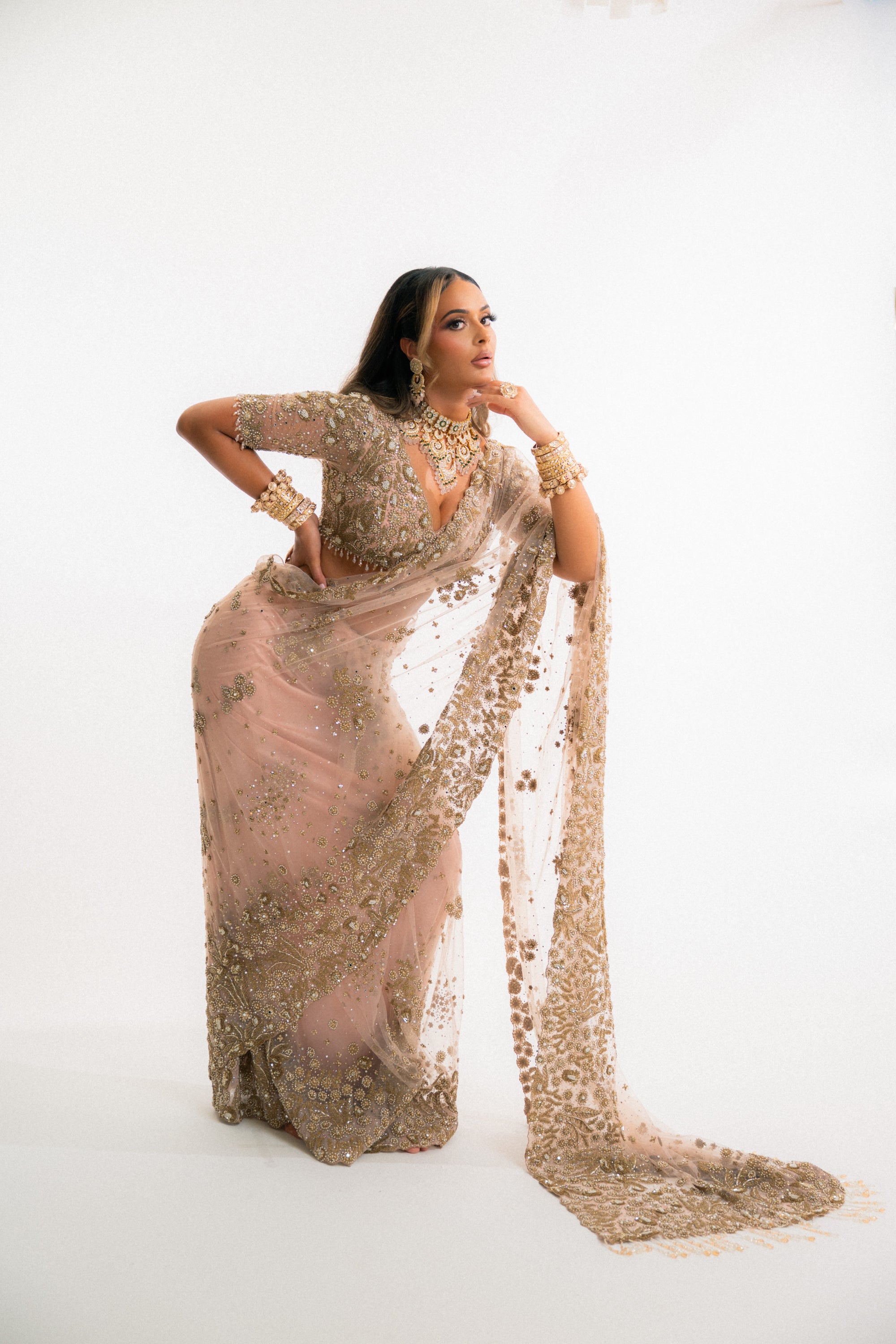 The Vintage Nizami Tulle Saree
