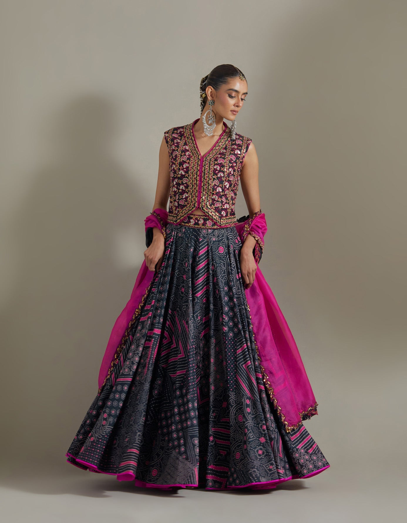 Waistcoat Lehenga Set 1