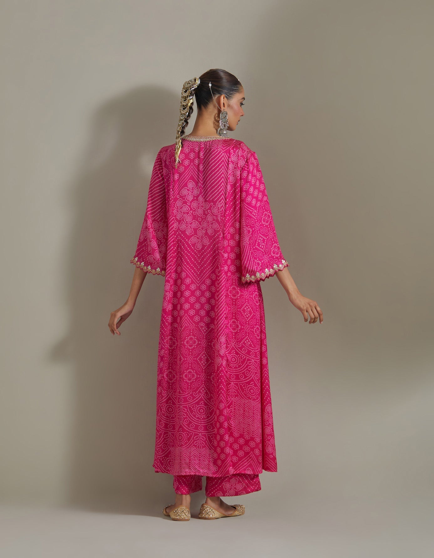 Kaftan Kurta Set - Gulabi 4