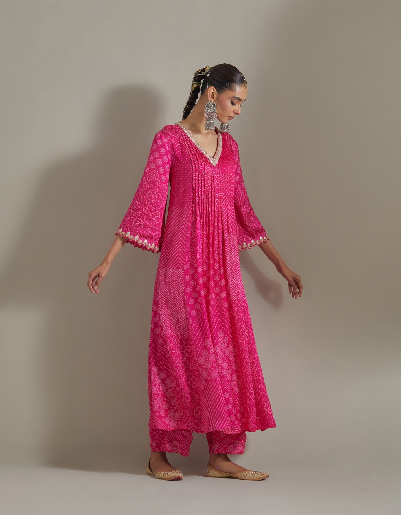 Kaftan Kurta Set - Gulabi 3