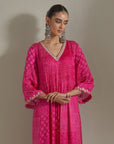 Kaftan Kurta Set - Gulabi 2