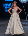 Pleated Lehenga with Blouse