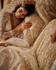 Ivory Floral Lehenga Set