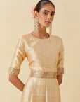 Buttercup Banarasi Silk Jumpsuit