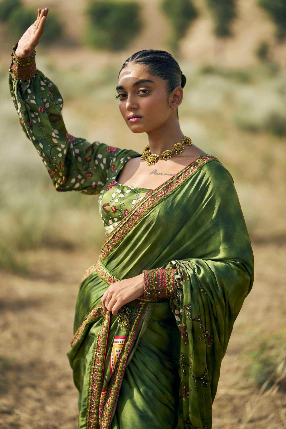 Ranthambore Print Saree