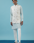 Ivory Jungle Nehru Jacket