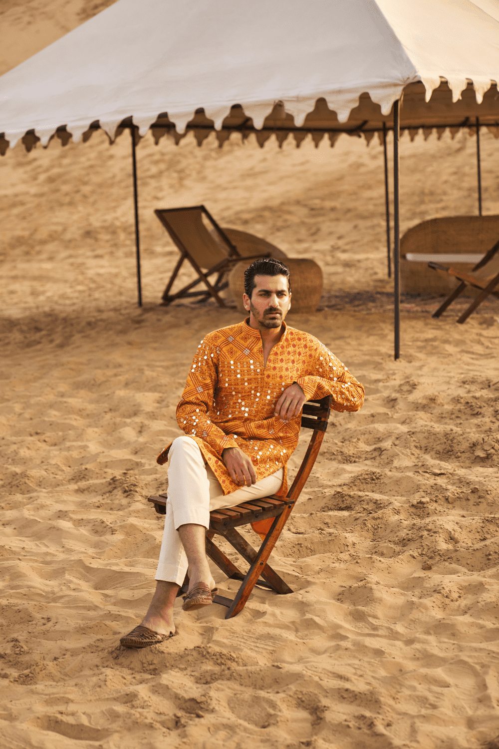 Kasundi Kurta Set