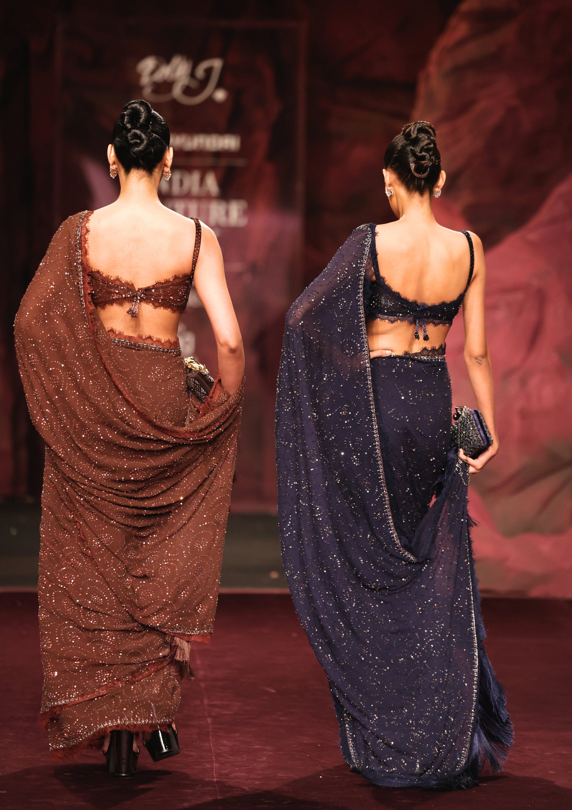 Mocha Noor Saree