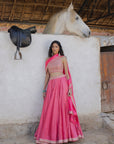 Banarasi Chanderi Silk Lehenga