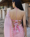 Masoom Gulaabi Saree