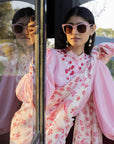 Masoom Gulabi Saree Set