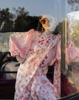 Masoom Gulabi Saree Set