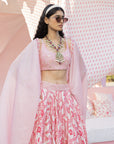 Printed Lehenga Leather Patch
