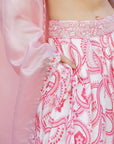 Printed Lehenga Leather Patch