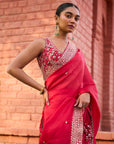 Classic Surkh Laal Saree Set