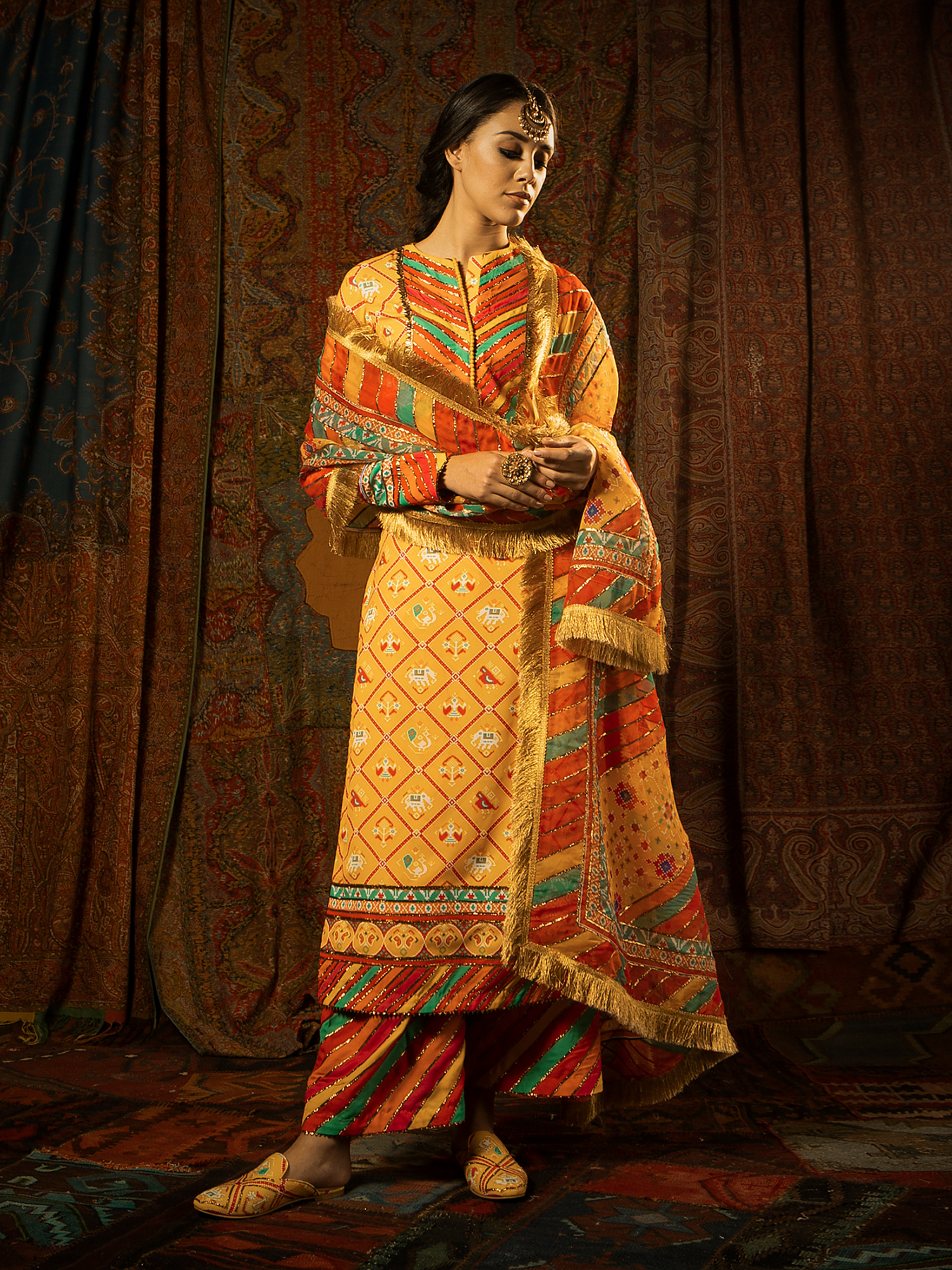 Tarwad Kurta &amp; Palazzo
