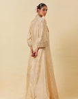 Buttercup Saree Paired With Blouse & Cape