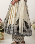 Ivory Anarkali Set