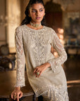 Grey Thread Work Sharara Set