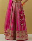 Pink Gota Pati Lehenga Set