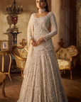 Vintage Ivory Pearl Lehenga Set