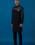 Metallic Waves Kurta