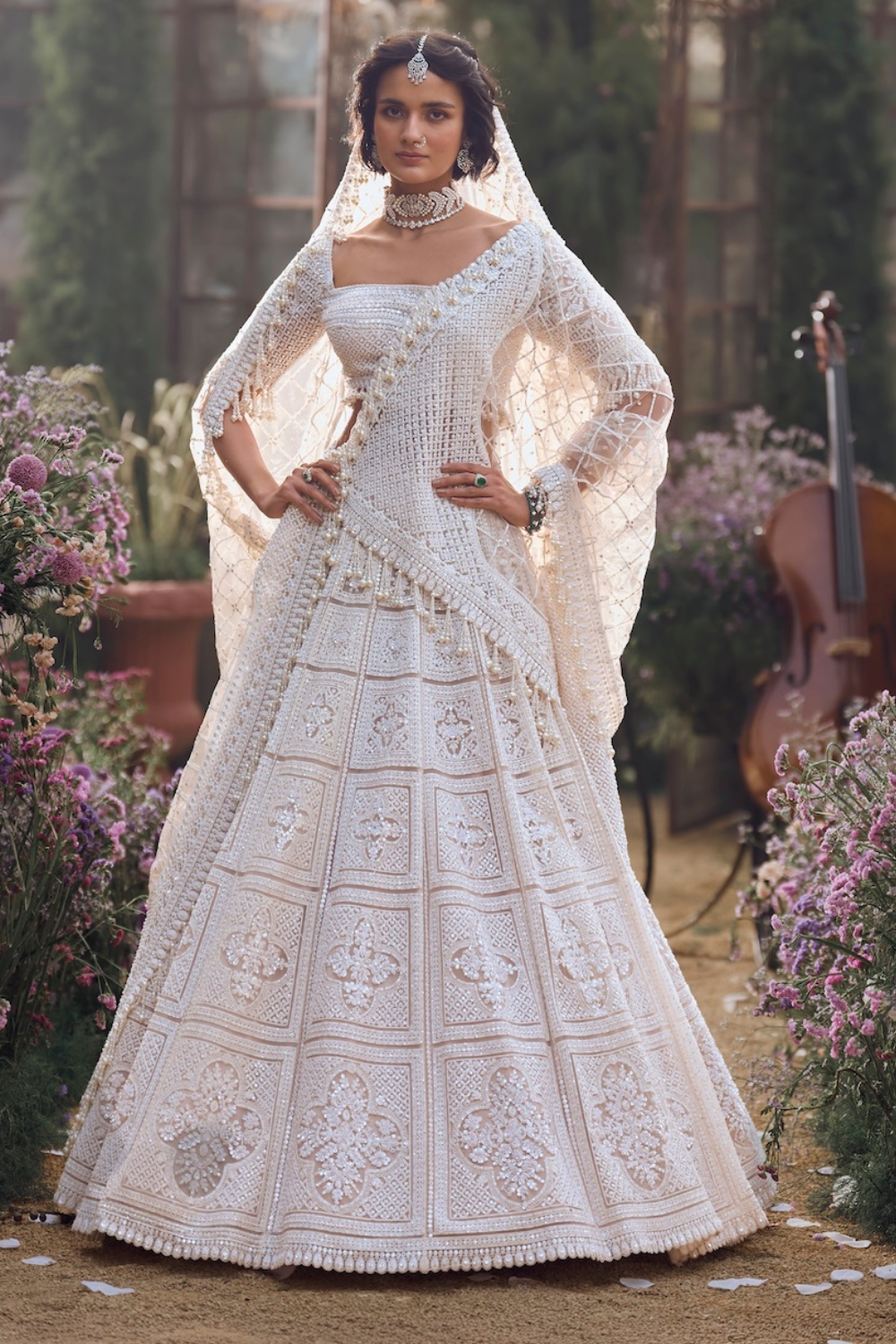 Geometric Lehenga Set