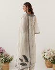 Ivory Kurta Paired With Pants & Dupatta