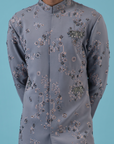 Grey Jungle Kurta