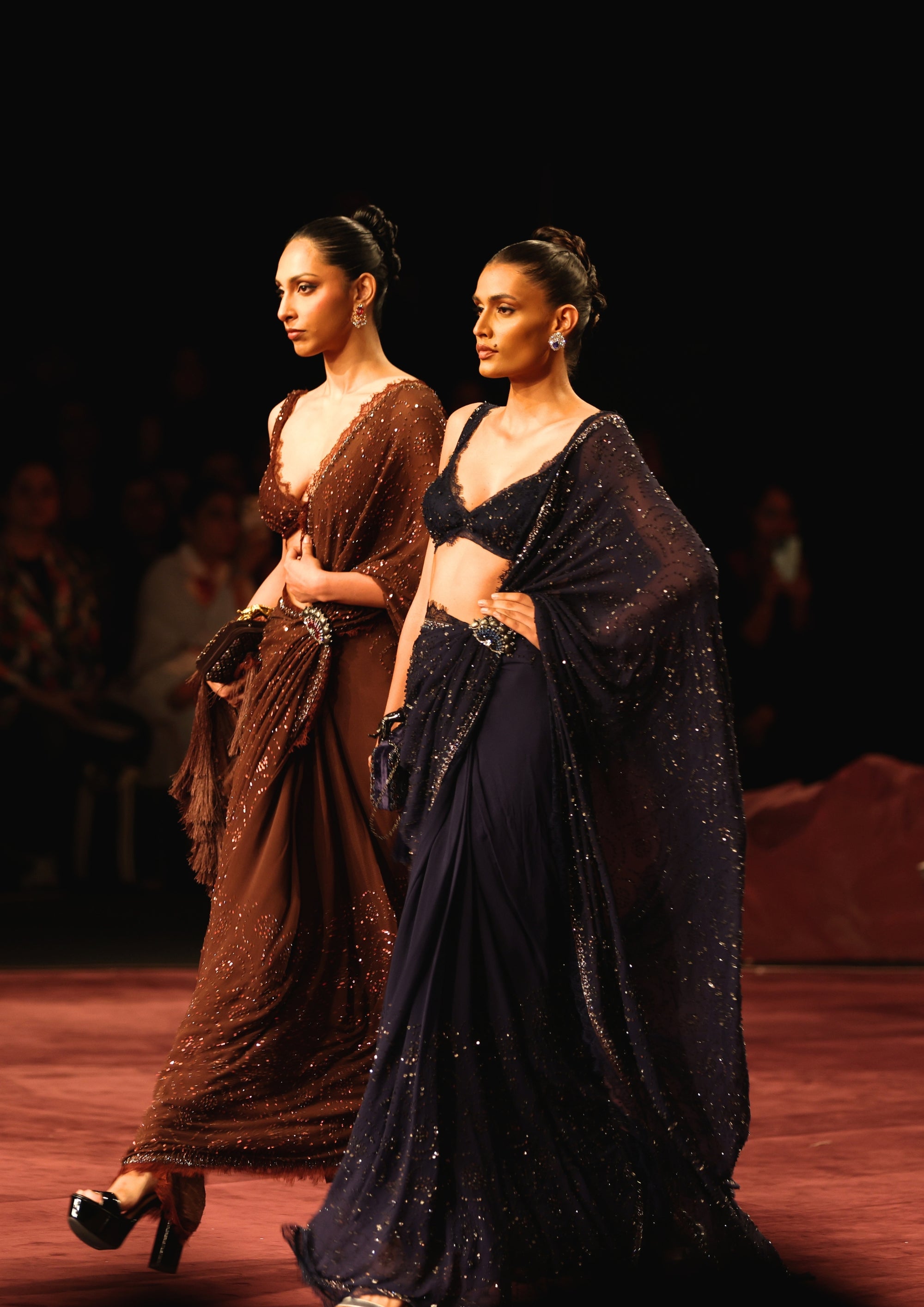 Mocha Noor Saree