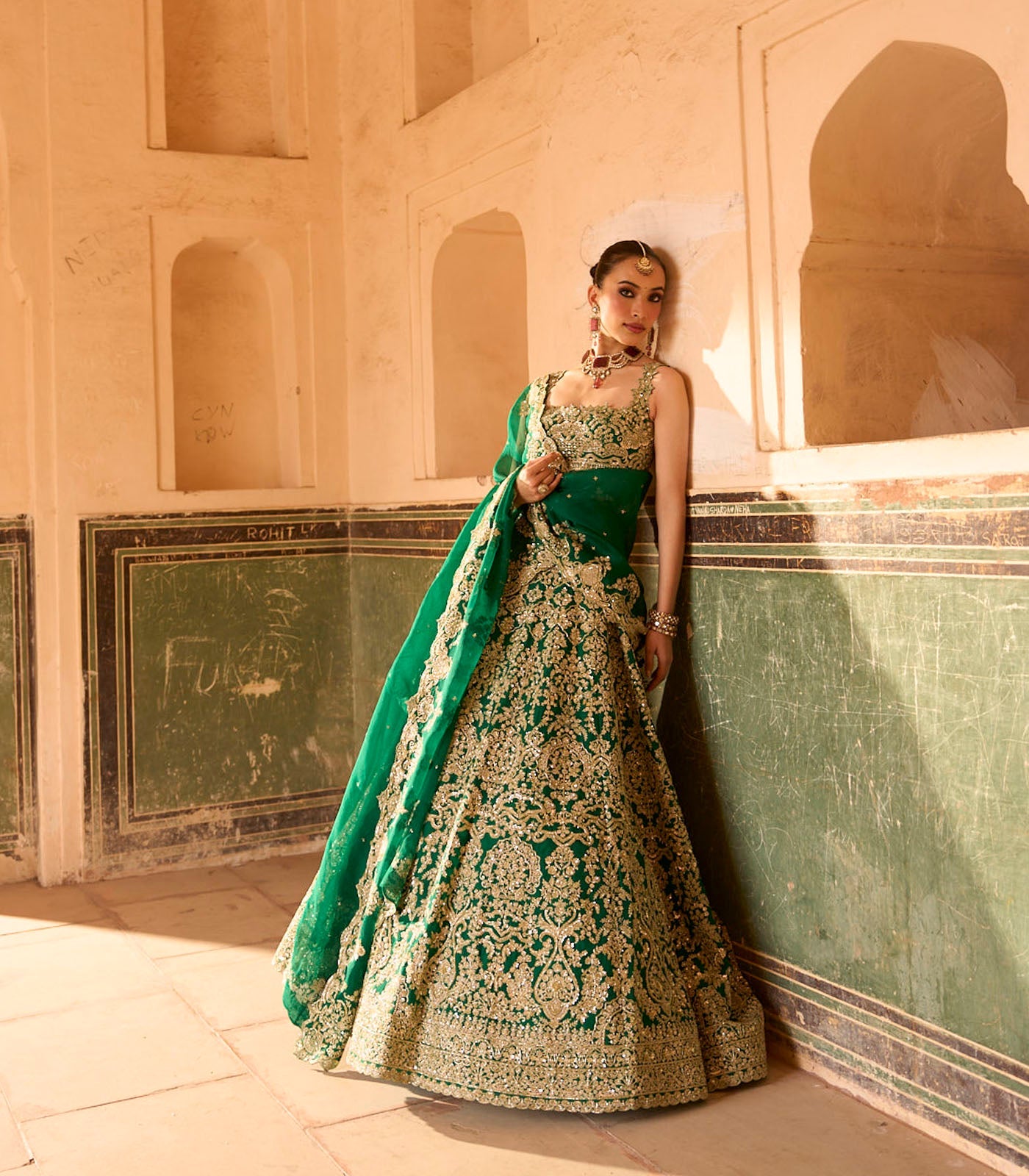 Jade Lehenga Set