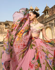 Janhvi Applique Skirt Set