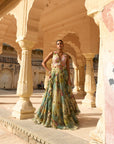Janhvi Applique Skirt Set