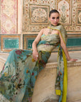 Ruh Printed Saree Set