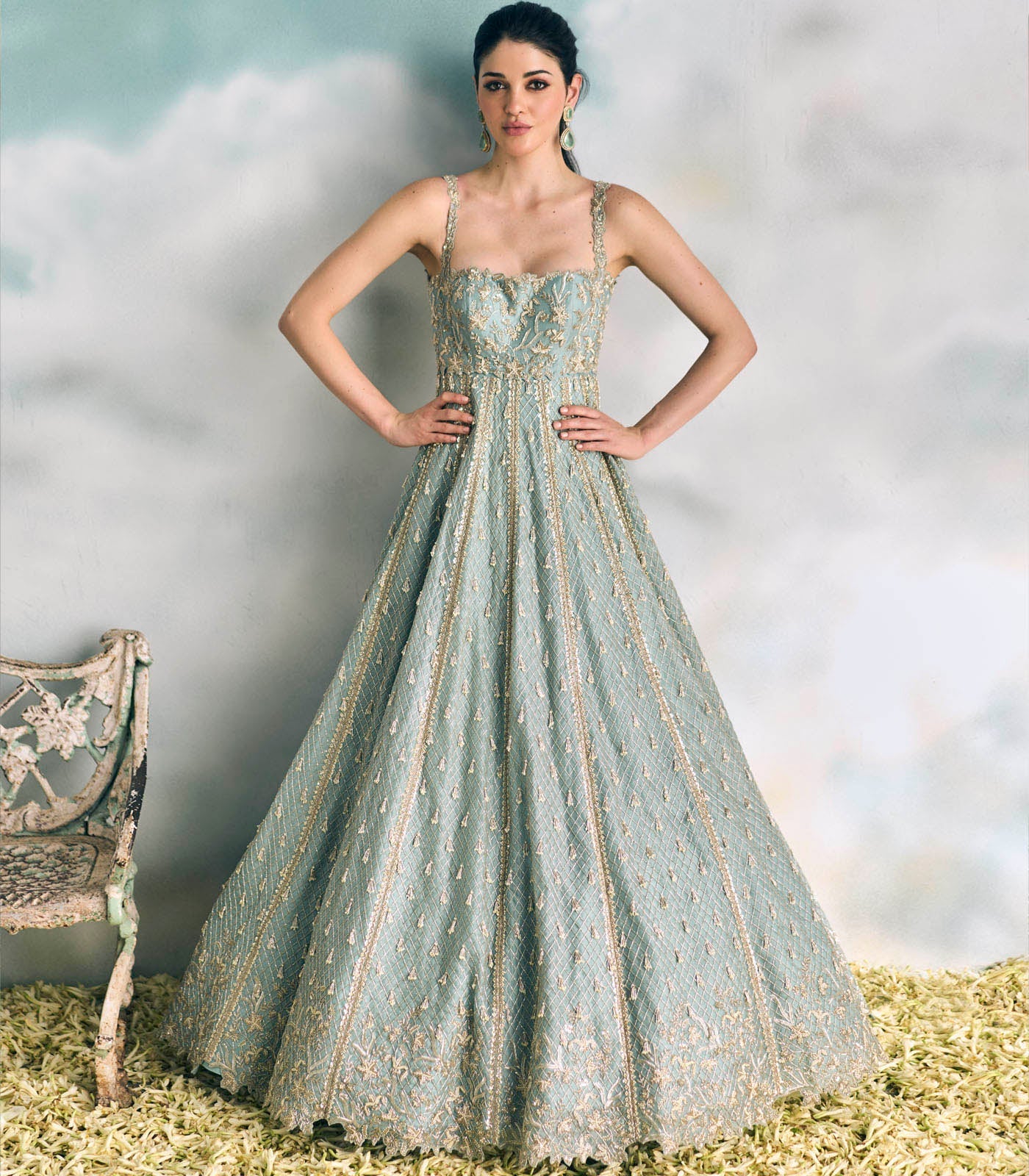 Powder Blue Hustle Gown