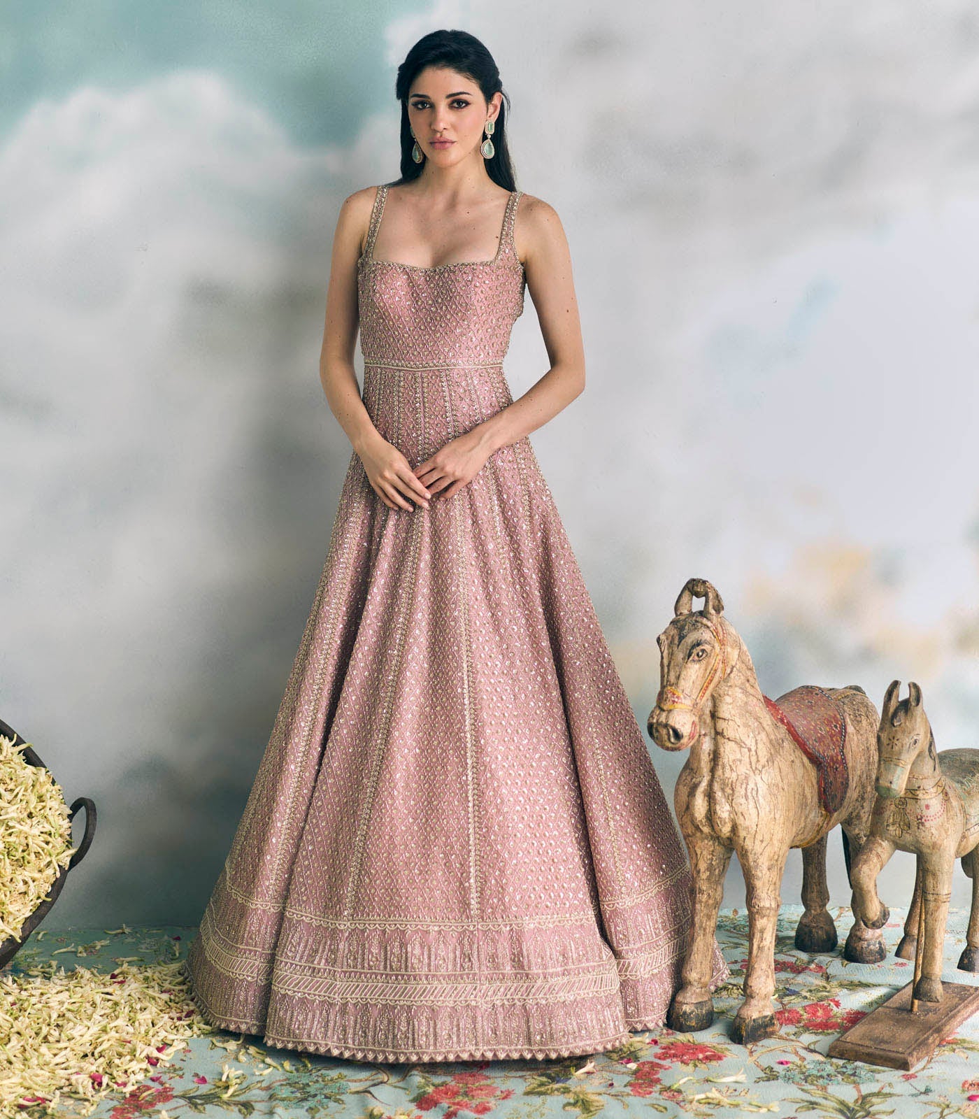 Champagne Aananya Gown