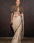 Almond Saree Set | Muraqqa