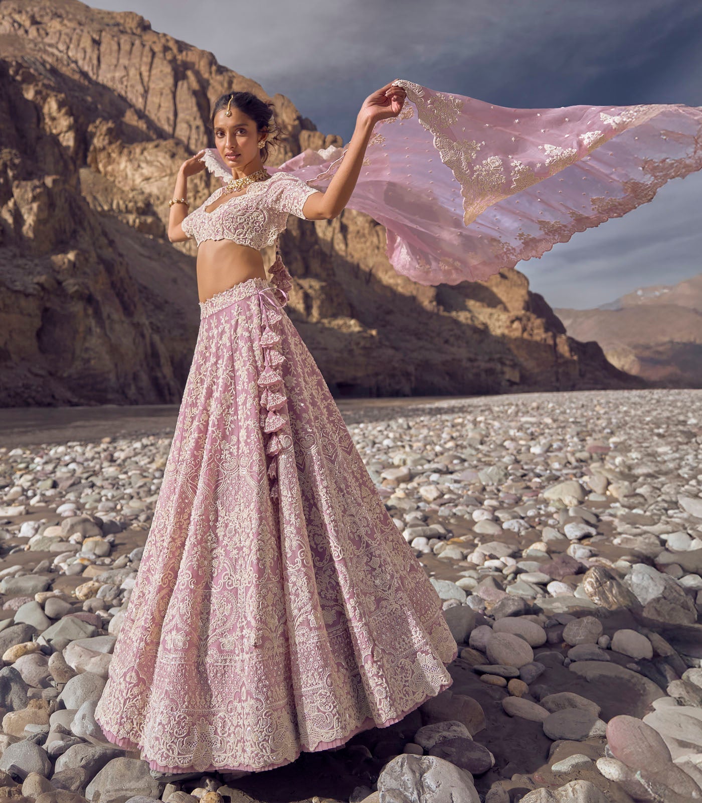 Amethyst Lehenga Set